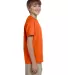 2000B Gildan™ Ultra Cotton® Youth T-shirt in Orange side view