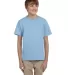 2000B Gildan™ Ultra Cotton® Youth T-shirt in Light blue front view