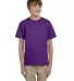 2000B Gildan™ Ultra Cotton® Youth T-shirt in Purple front view