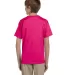 2000B Gildan™ Ultra Cotton® Youth T-shirt in Heliconia back view