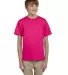 2000B Gildan™ Ultra Cotton® Youth T-shirt in Heliconia front view