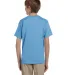 2000B Gildan™ Ultra Cotton® Youth T-shirt in Carolina blue back view