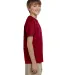 2000B Gildan™ Ultra Cotton® Youth T-shirt in Cardinal red side view