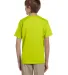 2000B Gildan™ Ultra Cotton® Youth T-shirt in Safety green back view