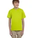 2000B Gildan™ Ultra Cotton® Youth T-shirt in Safety green front view