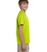 2000B Gildan™ Ultra Cotton® Youth T-shirt in Safety green side view