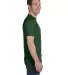 G800 Gildan Ultra Blend 50/50 T-shirt in Sport dark green side view