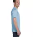 G800 Gildan Ultra Blend 50/50 T-shirt in Light blue side view