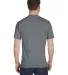 G800 Gildan Ultra Blend 50/50 T-shirt in Graphite heather back view