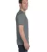 G800 Gildan Ultra Blend 50/50 T-shirt in Graphite heather side view