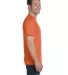 G800 Gildan Ultra Blend 50/50 T-shirt in T orange side view