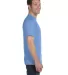 G800 Gildan Ultra Blend 50/50 T-shirt in Carolina blue side view