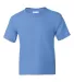 8000B Gildan Ultra Blend 50/50 Youth T-shirt CAROLINA BLUE front view