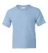 8000B Gildan Ultra Blend 50/50 Youth T-shirt LIGHT BLUE front view