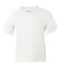 8000B Gildan Ultra Blend 50/50 Youth T-shirt WHITE front view