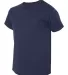 8000B Gildan Ultra Blend 50/50 Youth T-shirt SPORT DARK NAVY side view