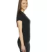 2102 American Apparel Girly Fine Jersey Tee in Black side view