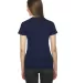 2102 American Apparel Girly Fine Jersey Tee in Navy back view