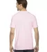 2001 American Apparel Fine USA Made Jersey Tee in Light pink back view