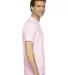 2001 American Apparel Fine USA Made Jersey Tee in Light pink side view