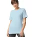 2001 American Apparel Fine USA Made Jersey Tee in Powder blue front view