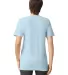 2001 American Apparel Fine USA Made Jersey Tee in Powder blue back view