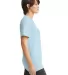 2001 American Apparel Fine USA Made Jersey Tee in Powder blue side view