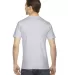2001 American Apparel Fine USA Made Jersey Tee in Ash grey back view