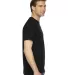 2001 American Apparel Fine USA Made Jersey Tee in Black side view