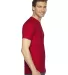 2001 American Apparel Fine USA Made Jersey Tee in Red side view