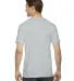 2001 American Apparel Fine USA Made Jersey Tee in New silver back view
