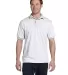 054X Stedman by Hanes® Blended Jersey in White front view