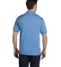 054X Stedman by Hanes® Blended Jersey in Carolina blue back view