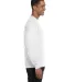 5286 Hanes® Heavyweight Long Sleeve T-shirt in White side view