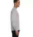 5286 Hanes® Heavyweight Long Sleeve T-shirt in Light steel side view