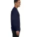 5286 Hanes® Heavyweight Long Sleeve T-shirt in Navy side view