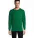 5286 Hanes® Heavyweight Long Sleeve T-shirt in Kelly green front view