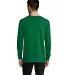 5286 Hanes® Heavyweight Long Sleeve T-shirt in Kelly green back view