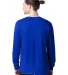 5286 Hanes® Heavyweight Long Sleeve T-shirt in Athletic royal back view