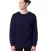 5286 Hanes® Heavyweight Long Sleeve T-shirt in Athletic navy front view