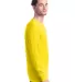 5286 Hanes® Heavyweight Long Sleeve T-shirt in Athletic yellow side view