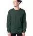 5286 Hanes® Heavyweight Long Sleeve T-shirt in Athletic dk gren front view