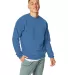 P160 Hanes® PrintPro®XP™ Comfortblend® Sweats in Heather blue front view