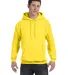 P170 Hanes® PrintPro®XP™ Comfortblend® Hooded in Yellow front view