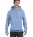P170 Hanes® PrintPro®XP™ Comfortblend® Hooded in Light blue front view