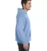 P170 Hanes® PrintPro®XP™ Comfortblend® Hooded in Light blue side view