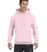 P170 Hanes® PrintPro®XP™ Comfortblend® Hooded in Pale pink front view