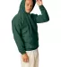 P170 Hanes® PrintPro®XP™ Comfortblend® Hooded in Deep forest side view