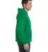 P170 Hanes® PrintPro®XP™ Comfortblend® Hooded in Kelly green side view
