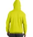 P170 Hanes® PrintPro®XP™ Comfortblend® Hooded in Safety green back view